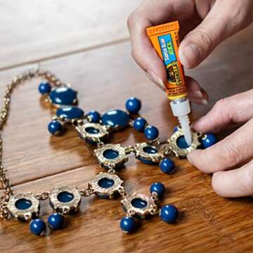 Gorilla Super Glue Gel, Two 3 Gram Tubes, Clear, (Pack of 1)