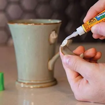 Gorilla Super Glue Gel, Two 3 Gram Tubes, Clear, (Pack of 1)