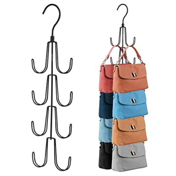 ZEDODIER Purse Hanger Organizer: Elegant Space Saving for Your Handbags