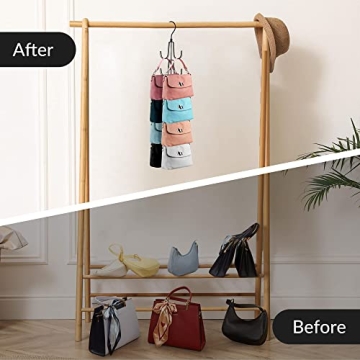 ZEDODIER Purse Hanger Organizer - Space Saving & Stylish