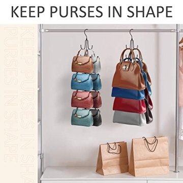 ZEDODIER Purse Hanger Organizer - Space Saving & Stylish
