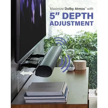 SANUS Extendable Wall Mount for Sonos Arc – Adjustable 5" Depth