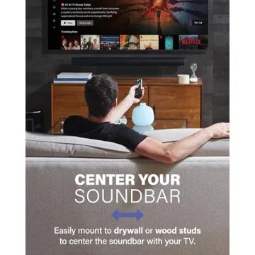 SANUS Extendable Wall Mount for Sonos Arc – Adjustable 5" Depth