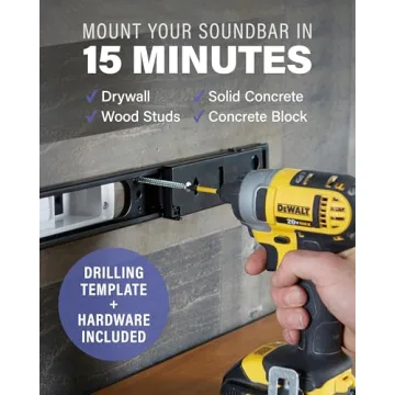 SANUS Extendable Wall Mount for Sonos Arc – Adjustable 5" Depth