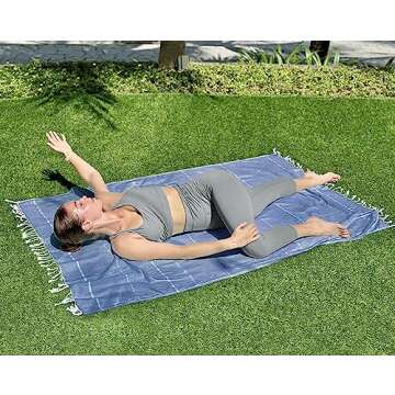 Utopia Pack of 2 Turkish Beach Towels for Travel and Pool