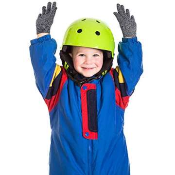 EBOOT Kids Gloves Full Fingers Knitted Gloves Warm Mitten Winter Favor for Little Boys and Girls(Color Set 15,1-4 Years Size,3 Pairs