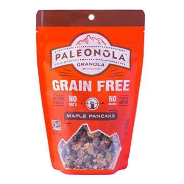 Paleonola – Grain Free Granola Maple Pancake Flavor – Non-GMO, Grain, Soy, Gluten, Dairy Free ?...