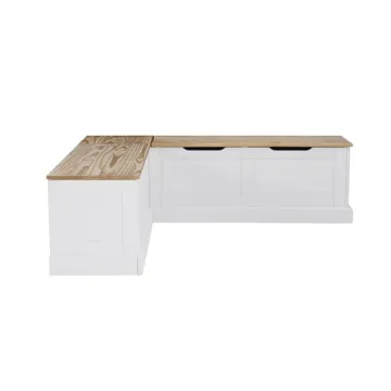 LINÓN HARRIS Elegant Corner Breakfast Nook with Storage