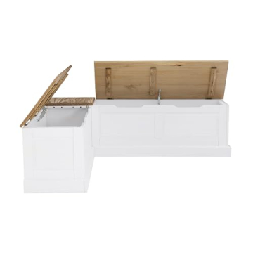 LINÓN HARRIS Elegant Corner Breakfast Nook with Storage