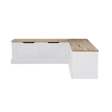 LINÓN HARRIS Elegant Corner Breakfast Nook with Storage