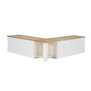 LINÓN HARRIS Elegant Corner Breakfast Nook with Storage