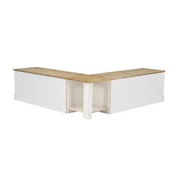 LINÓN HARRIS Elegant Corner Breakfast Nook with Storage