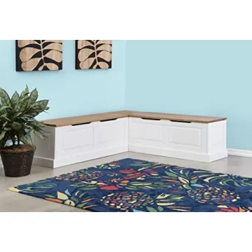 LINÓN HARRIS Elegant Corner Breakfast Nook with Storage