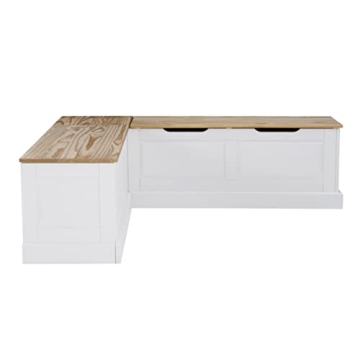 LINÓN HARRIS Elegant Corner Breakfast Nook with Storage