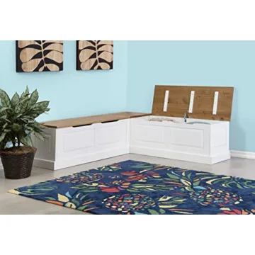 LINÓN HARRIS Elegant Corner Breakfast Nook with Storage