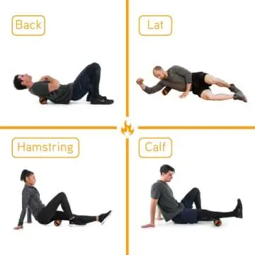 MojiHeat Roller V3, Heated Roller for Back & Neck Pain, Great Replacement for Your Traditional Foam Roller, Firm for Deep Tissue Massage, Physical Therapy, Exercise Recovery, Microwavable