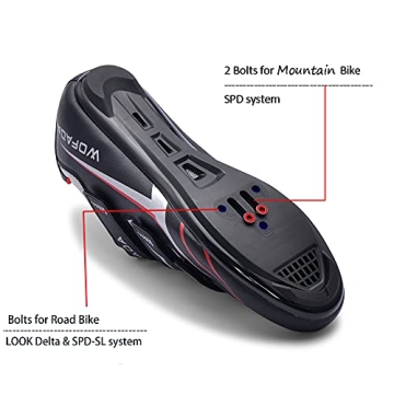 Affordable Unisex Cycling Shoes for Peloton Bike with Cleats