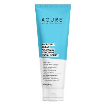 ACURE Incredibly Clear Charcoal Lemonade Facial Scrub - 4 Fl Oz