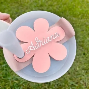 CleveFit Personalized Name Tag For Stanley Cup 30 40 oz, personalized stanley name plate, stanley cup accessories, Tumbler Lid Topper, custom stanley name plate