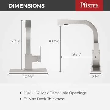 Pfister Arkitek Kitchen Faucet with Pull Out Sprayer