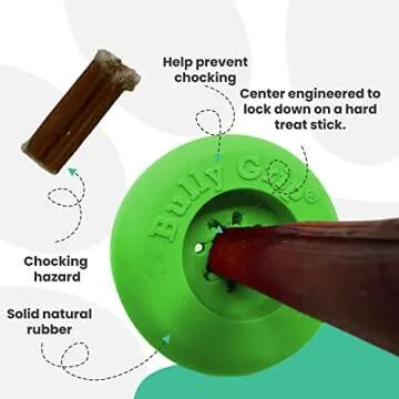 Bully Stick Holder for Dogs - Small Size - Interactive Dog Toy, Dog Treat Holder, Slow Feeder, Treat...