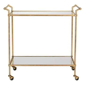 SAFAVIEH Home Collection Felicity Gold Bar Cart