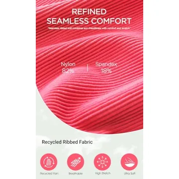 ODODOS Women's Seamless Crop Tank Tops 3-Pack