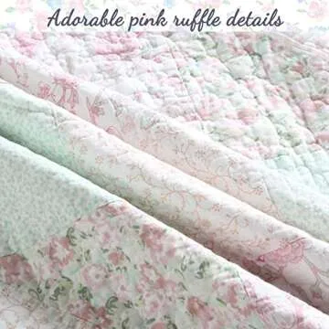 Cotton Floral Quilt Set: Cozy, Chic, and Reversible