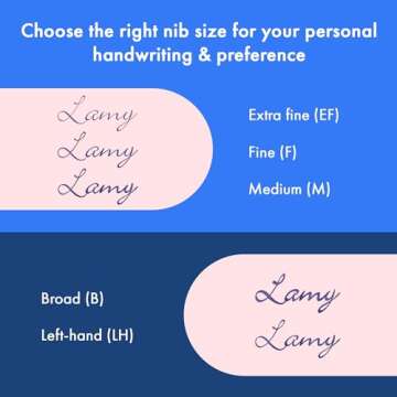 LAMY safari pink - Fountain Pen with ergonomic grip & polished Left-Handed steel nib (LH) in size M - ideal for any Writing & Calligraphy - including LAMY T 10 blue cartridge