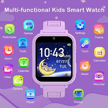 Kids Smart Watches with Games & Features for Girls