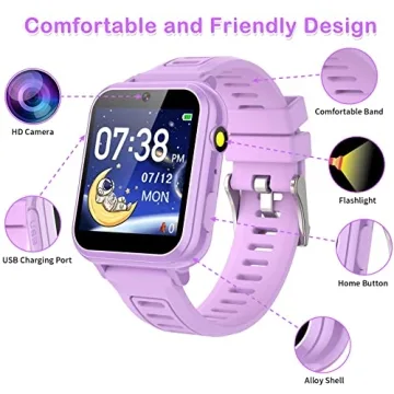 Kids Smart Watches with Games & Features for Girls