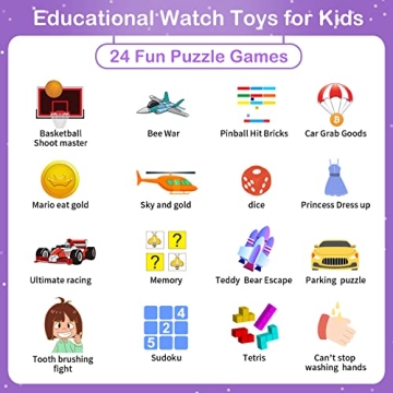 Kids Smart Watches with Games & Features for Girls