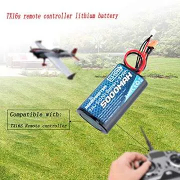 RADIOMASTER TX16S Battery - 5000mAh 2S 7.4V - USB-C Charged - Perfect for RX
