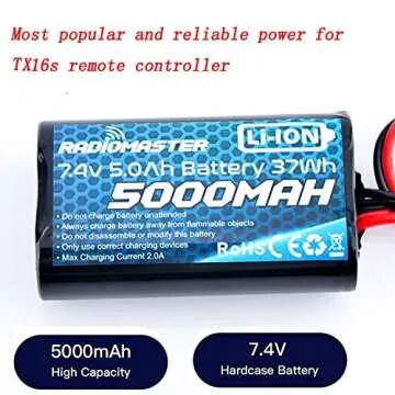 RADIOMASTER TX16S 5000mAh Battery for Extended Playtime