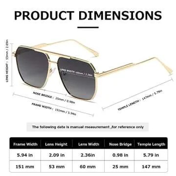 Stylish KIMORN Polarized Sunglasses for Men and Women