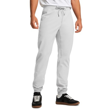 CRZ YOGA Men's 4-Way Stretch Golf Joggers - Comfortable & Stylish for Active Lifestyle