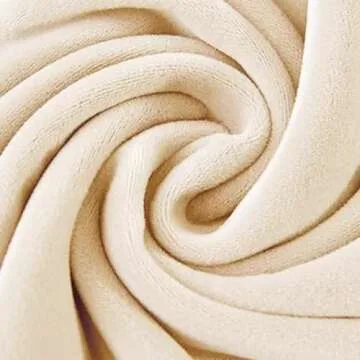 Dewfig Full Length Mirror, 63" x 24"Irregular Wavy Mirror, Large Floor Length Mirrors Wall Mounted, Standing Wavy Mirrors with Flannel Wrapped Wooden Frame for Bedroom/Living Room, White