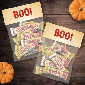 TWIX Fun Size Caramel Cookie Halloween Chocolate Bars - 10.83 oz Candy Bag (Pack of 3)