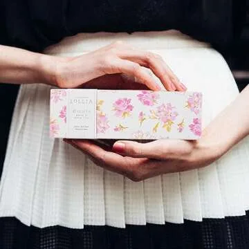 LOLLIA Handcreme, 4 oz Breath Scented Hand Cream for Women, Moisturizing Hand Lotion for Dry Hands, Shea Butter & Cocoa Butter, Quick Absorbing Lotion