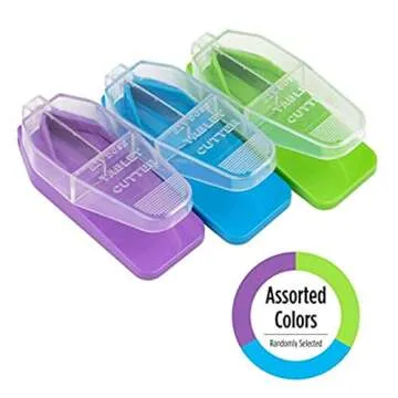 EZY DOSE Pill Cutter and Splitter, Cuts Pills, Vitamins, Tablets, Stainless Steel Blade, Travel Size...