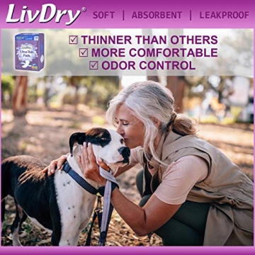 LivDry Ultra Thin Incontinence Pads for Women | Maximum Protection