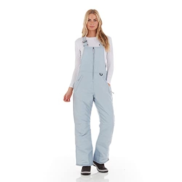 Arctic Quest Women's Insulated Snow Bibs Pants - Waterproof Overalls for Winter Activities - Blue Fo...