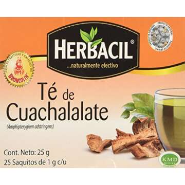 Te Cuachalalate Herbacil - Authentic Herbal Remedy for Gastrointestinal Health