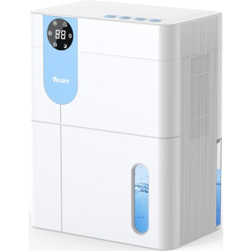 VEWIOR 152 OZ Quiet Dehumidifier for Home, Stylish Design and Advanced Features