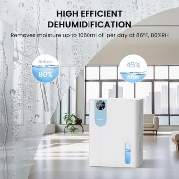 VEWIOR 152 OZ Dehumidifier for Home and Office Use