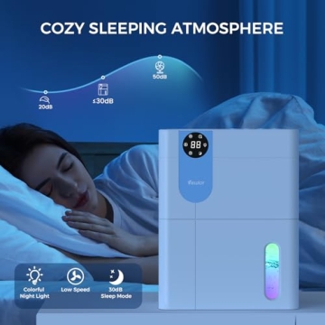 VEWIOR 152 OZ Dehumidifier for Home and Office Use