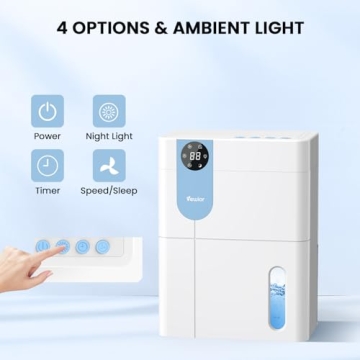 VEWIOR 152 OZ Dehumidifier for Home and Office Use