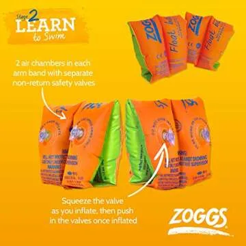 Zoggs Kid's Float Bands for Safe Water Fun