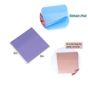 12 Pads Transparent Sticky Note,600 Pcs 3x3in,Clear Sticky Notes,See Through Sticky Notes,Suitable for Annotation Books,Page Markers,Index,Bible Study Supplies(Candy Color)