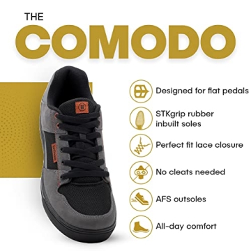 Tommaso Comodo Mountain Bike Shoes Men - Comfort & Style